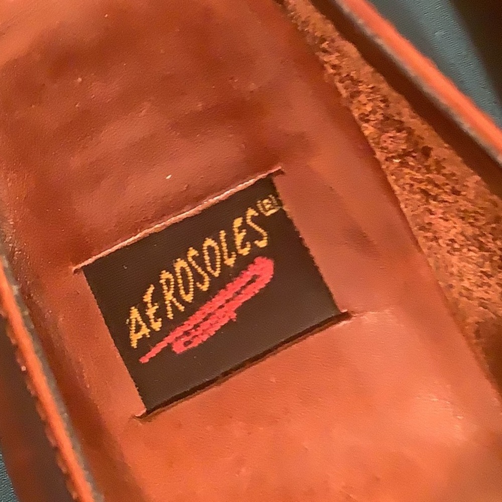 AEROSOLES Brown Loafers with Classic Slip-On Design - Picture 2 of 3